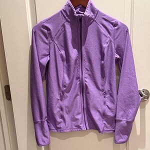 Xersion Heather Lavender Fitted Performance Jacket